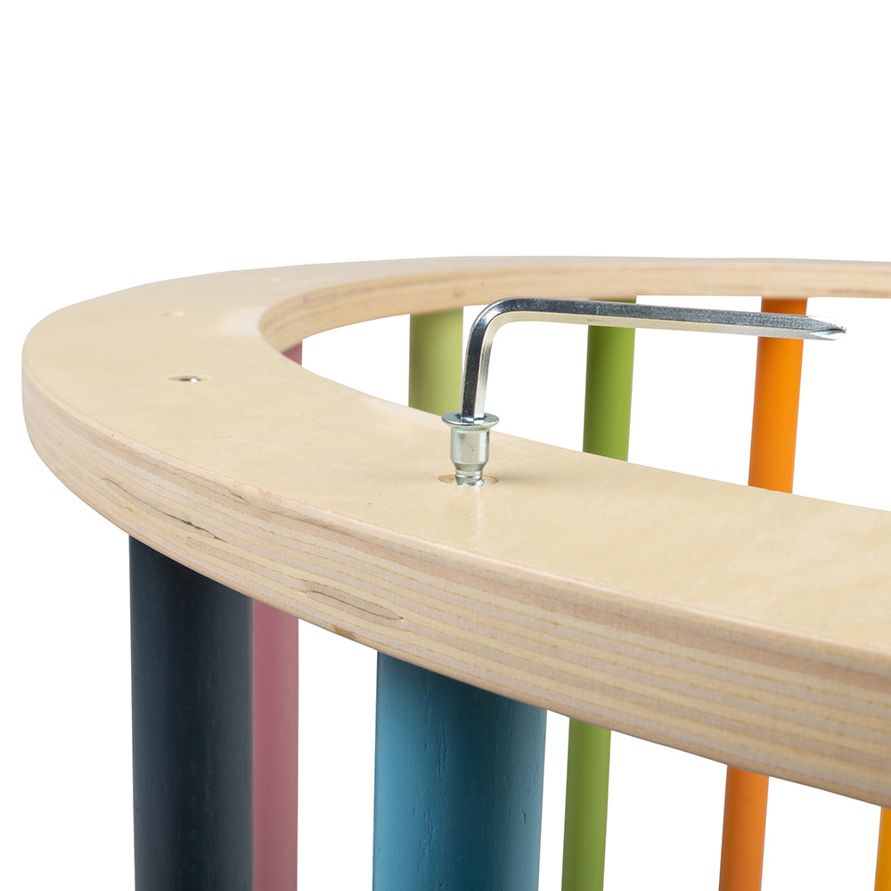 Wooden Arched Climbing Frame Toy For Toddlers & Kids