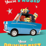 Despicable Me Passed Driving Test Card Official Product