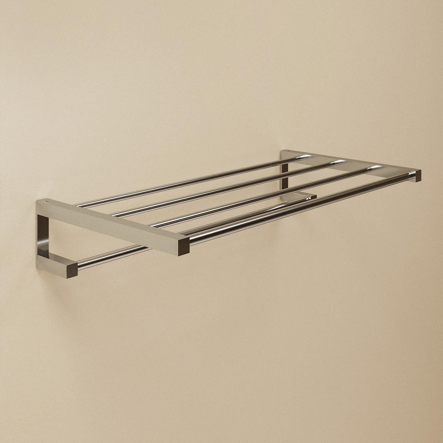 Towel Rack, Chrome, Metric Collection