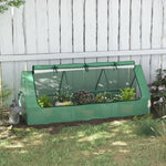 Mini Polytunnel Greenhouse W/ Mesh Windows