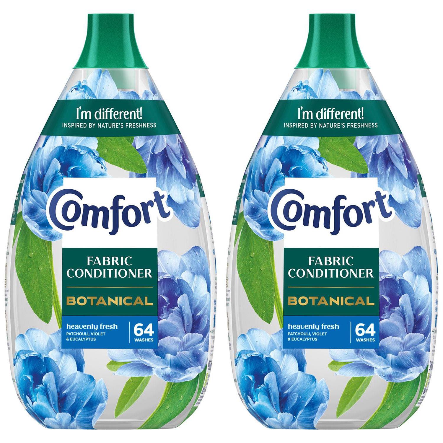 Botanical Fabric Conditioner Heavenly Fresh Softner 960ml, 64 Washes | Set of 2