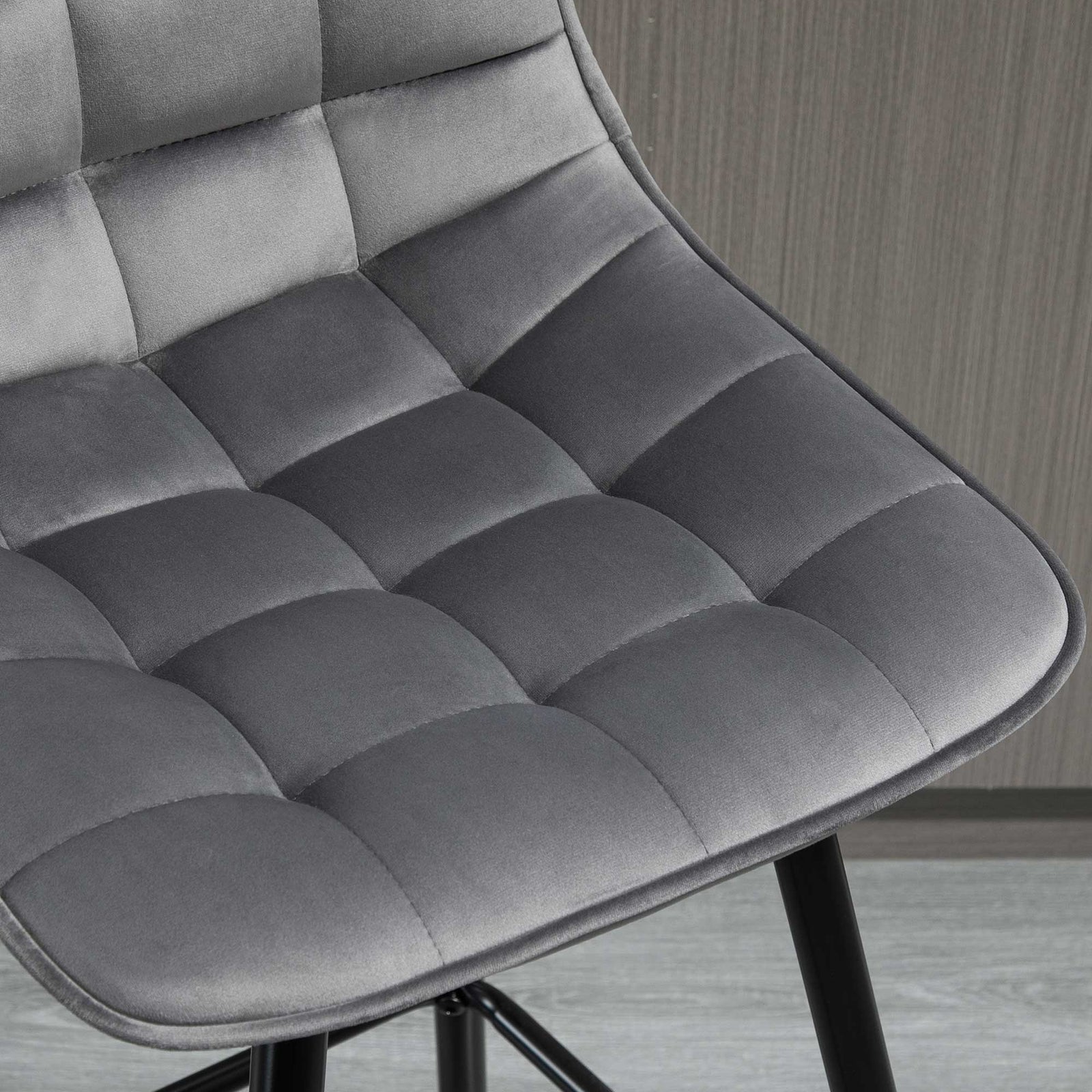 Kitchen Counter Chairs Set Of 2 Velvet-touch