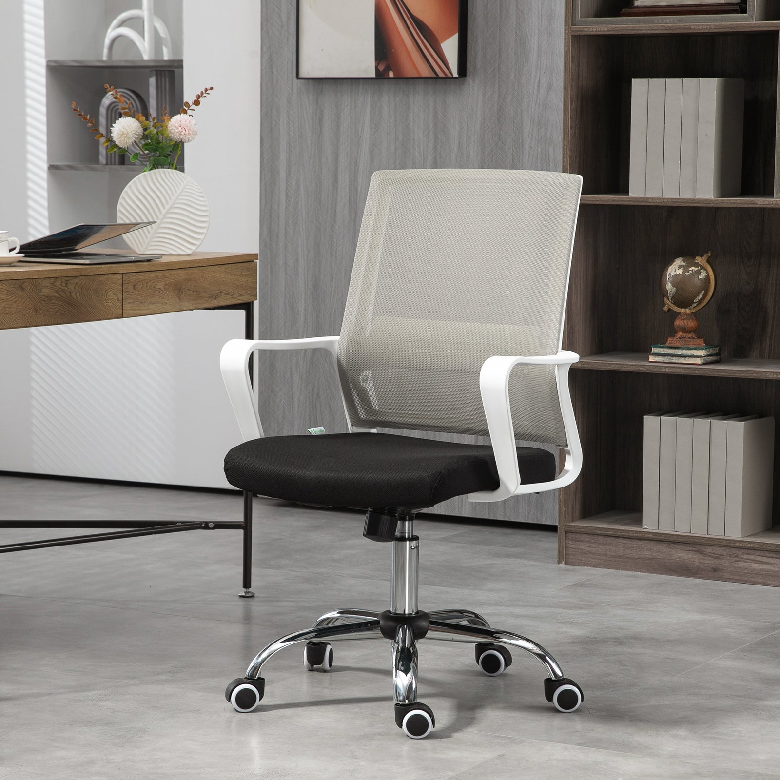 Ergonomic Mesh Office Chair Adjustable | Beige