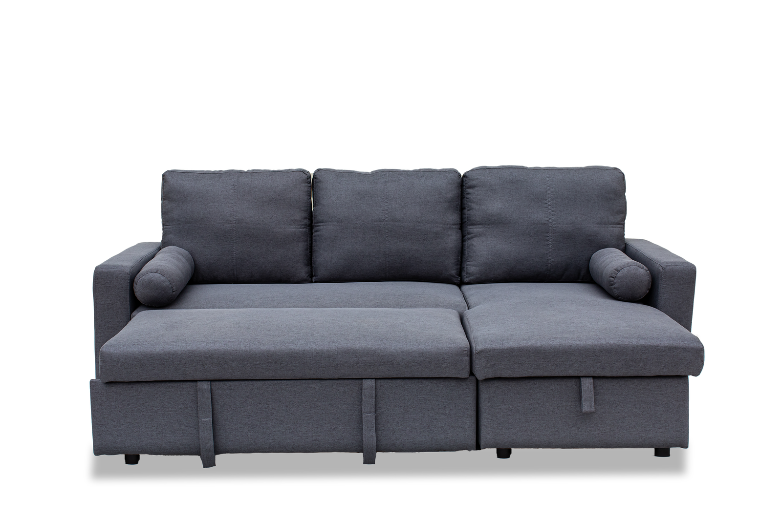 Manhattan 3 Seat Corner Sofa Bed Set - Left Or Right | Grey