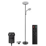 Emitto Modern Floor Lamp 2-in-1 Adjustable Reading Light Remote Control Timer