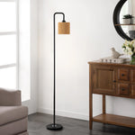 Modern Cylindrical Rope Floor Lamp