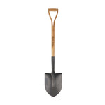 Carbon Steel Round-nosed Digging Spade With Ash Handle