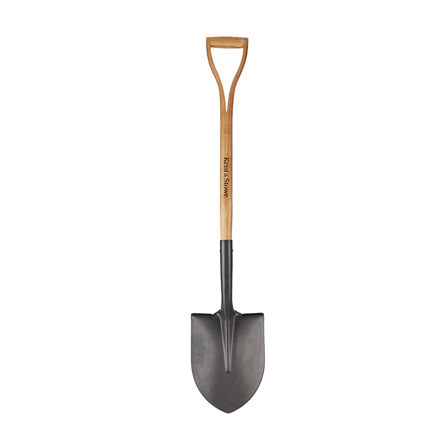 Carbon Steel Round-nosed Digging Spade With Ash Handle