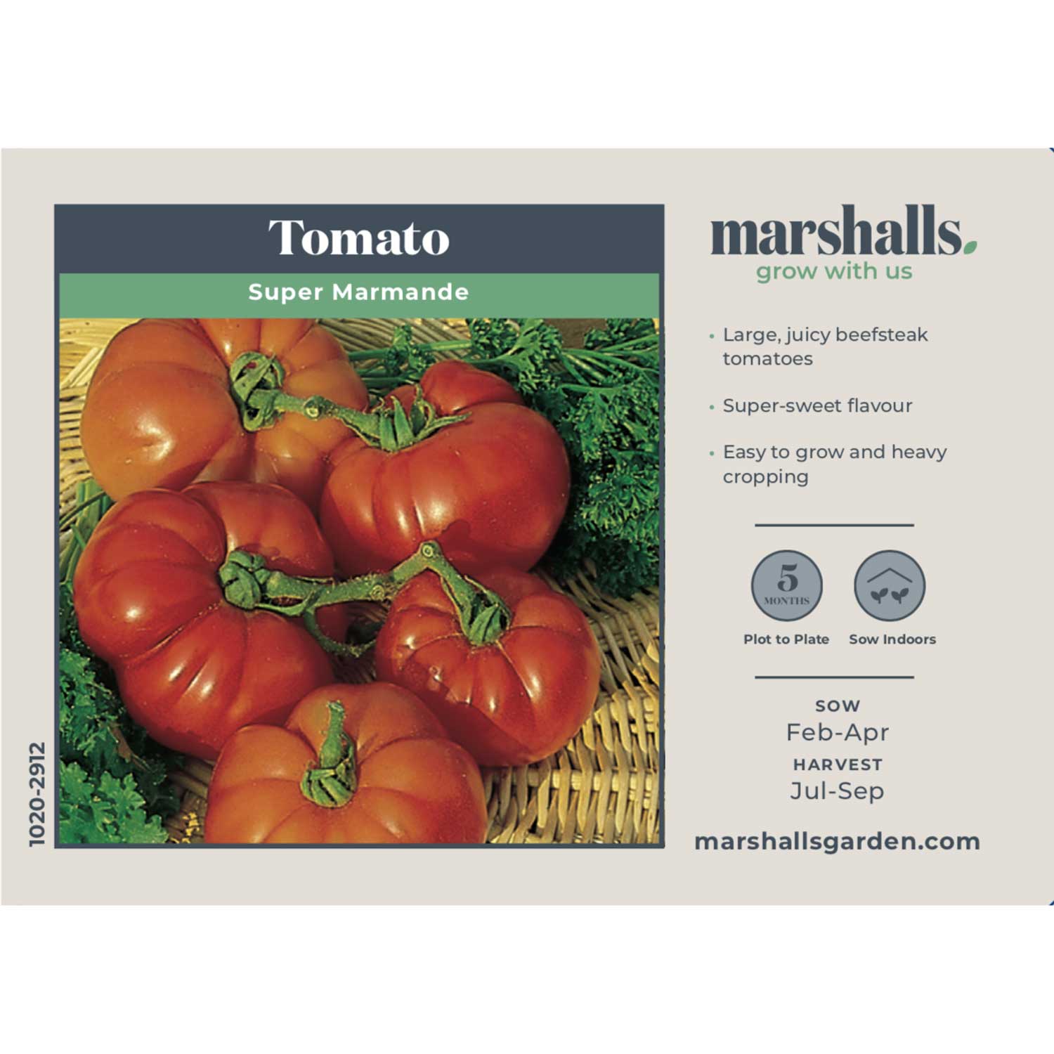 Super Marmande Semi-bush Tomato Seeds | 55 Seeds