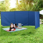 Camping Windbreak Foldable Wind Blocker | Blue