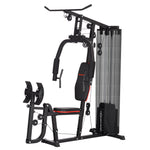 Compact Multi Gym With 45kg Weight Stack | Black