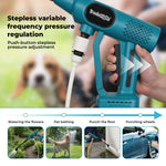Cordless Pressure Washer 50bar/725psi Dual 4000mah  6-in-1 Nozzle Lcd | Blue