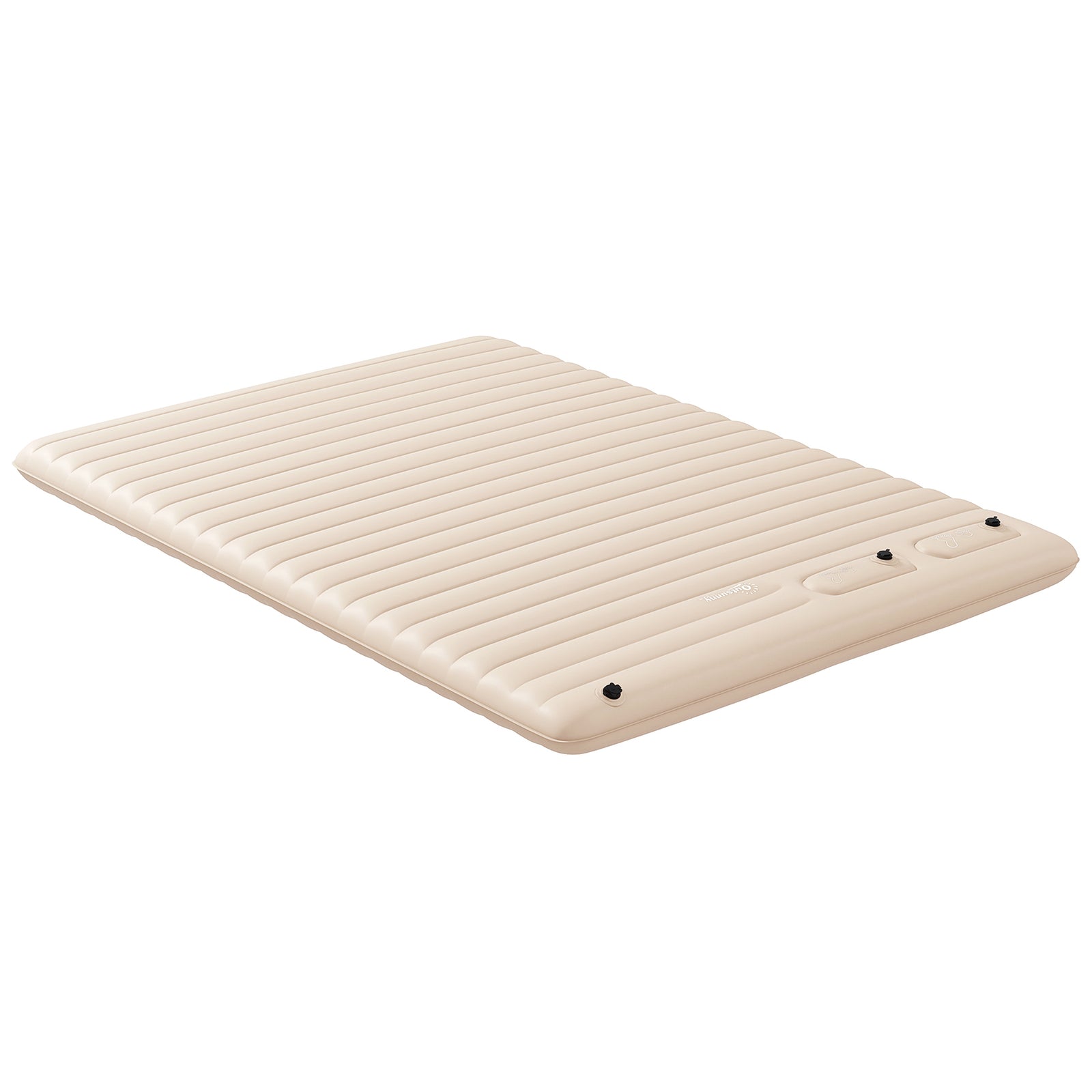 Double Air Bed With Foot Pump Inflatable Mattress | White