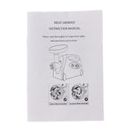2800w Electric Meat Grinder Meat Mincer Machine & Sausage Stuffer Stainless Steel Meat Mincers | Silver