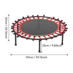 40in Bungee Cords Round Trampoline | Red