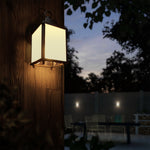 Vintage Cast Aluminium Outdoor Wall Lantern Light – Waterproof Frosted Glass Design With E27 Socket For Patios