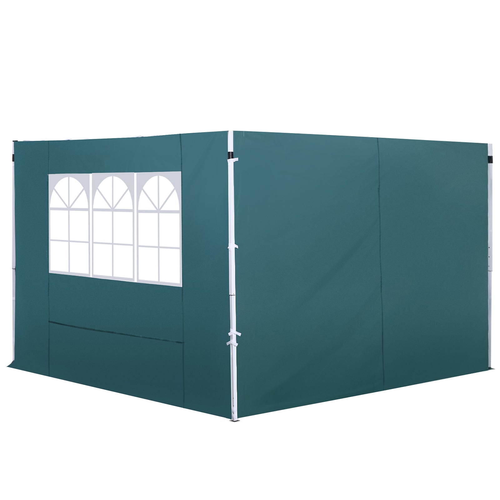 Gazebo Replacement Exchangeable Side Wall Panels W/ Window | Green