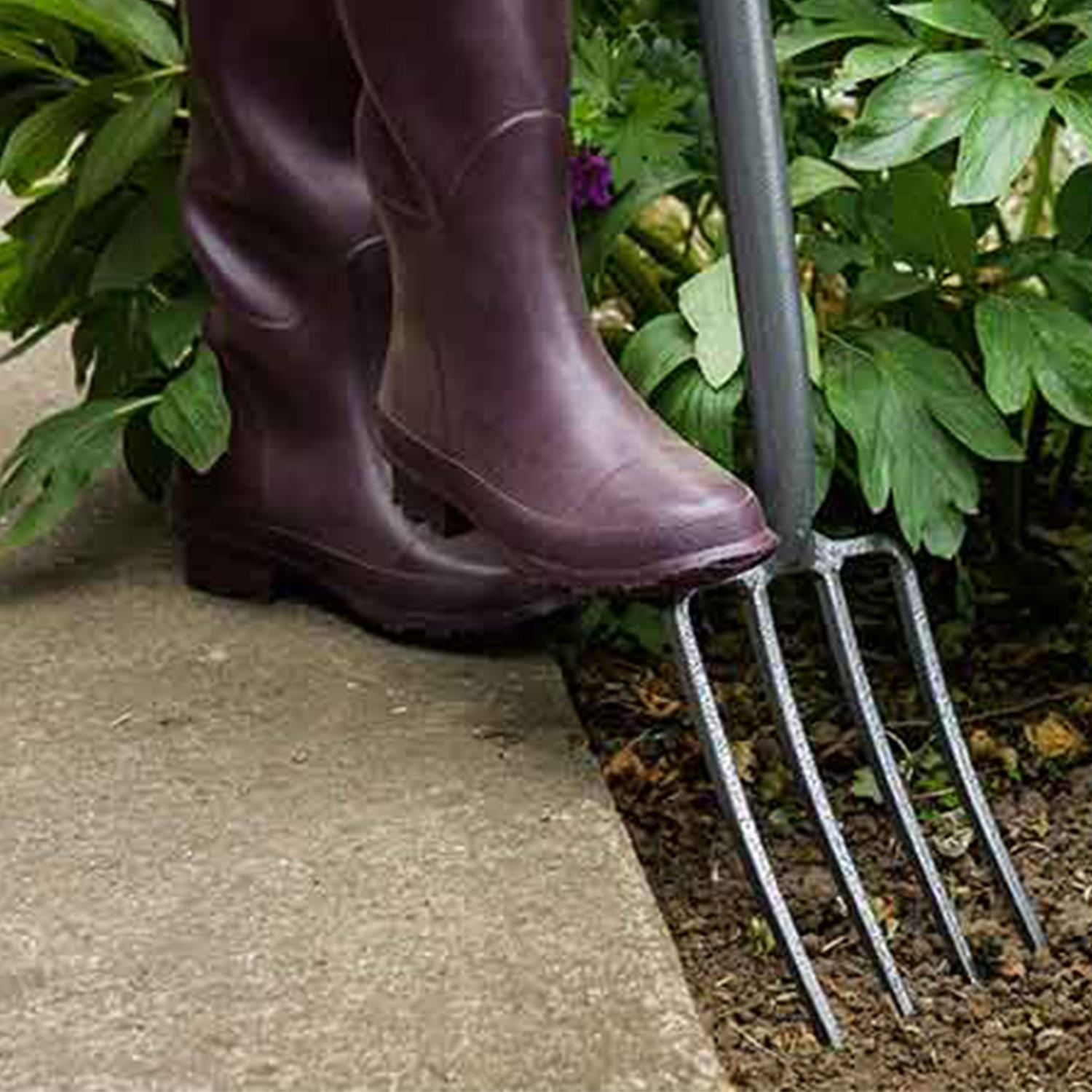 Kent & Stowe Stainless Steel Border Fork Rust Resistant Fsc For Gardening