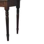Heritage Turned-leg Desk, 1 Drawer, Brown | 1 | Brown