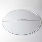 Pvc Round Table Protector Mat - Transparent | 100cm | Clear