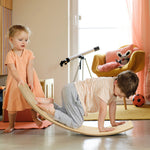 Aiyaplay Kids Wooden Balance Board For Children, For 3-8 Years Old, Natural