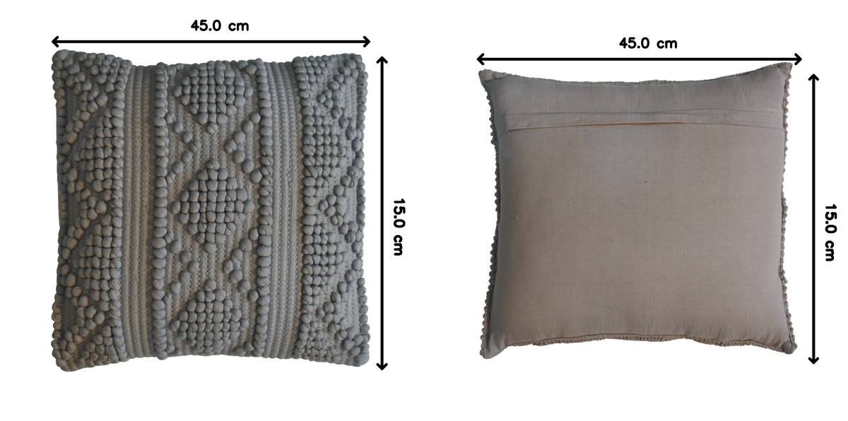 Nola Cushion Set | Set of 2 | Grey
