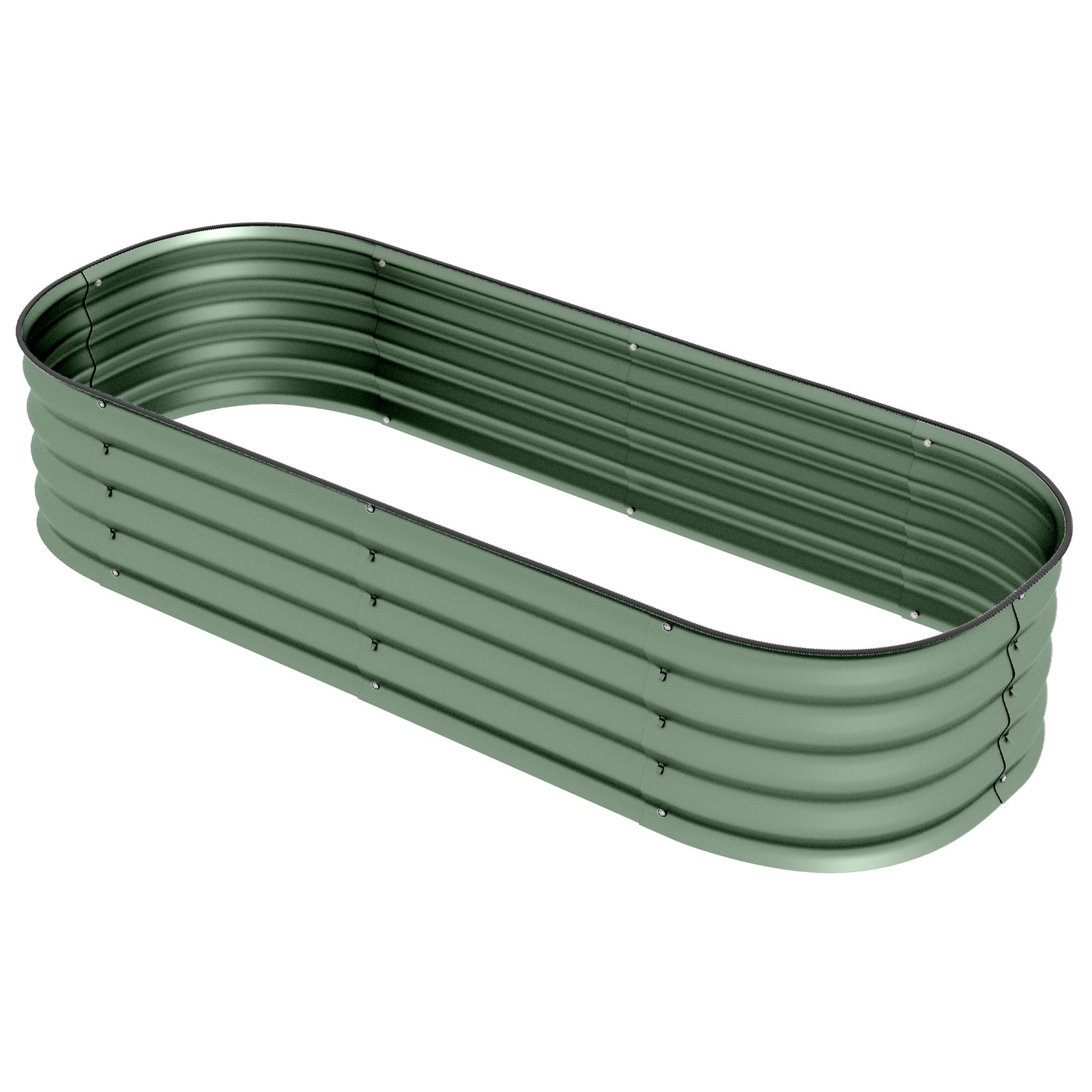 Raised Garden Kit Metal Planter Box