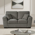 Colman Soft Fabric 2 Seat Sofa | Charcoal Grey