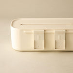 Bathroom Organiser Storage Box Freestanding Alife Collection | Light Grey