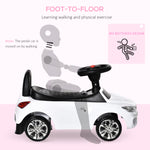 Ride On Car Baby Toddler Walker Foot To Floor Sliding Car Slider | White