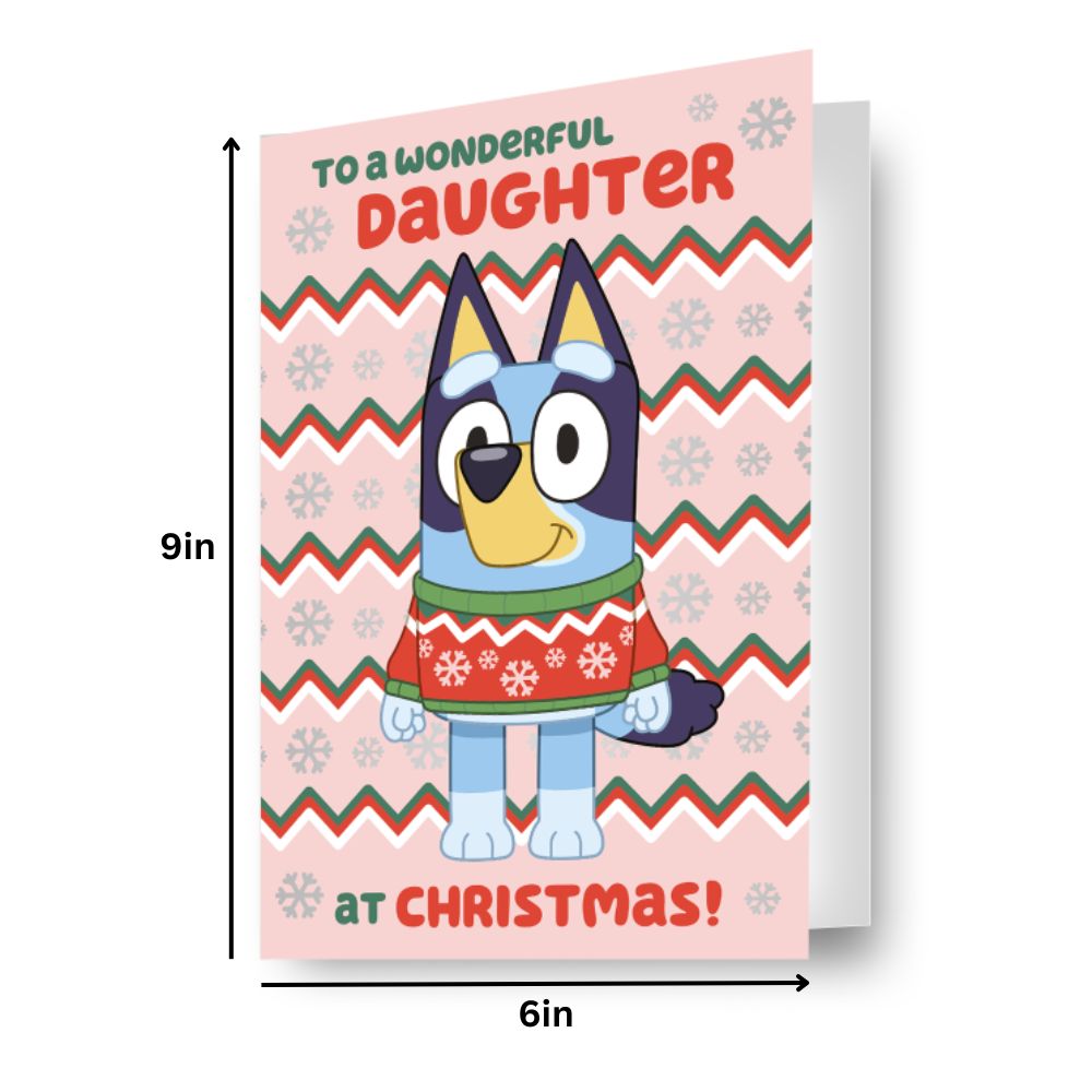 Daughter Christmas Card Official Product