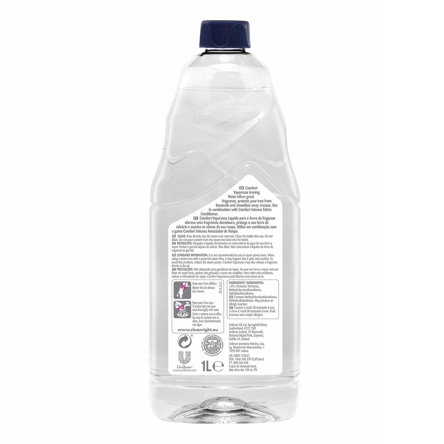 Intense Vaporesse Fresh Sky Ironing Water With Intense Freshness, 1l | Set of 4
