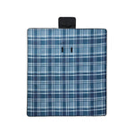 Fleece Checked Picnic Mat | One Size | Blue