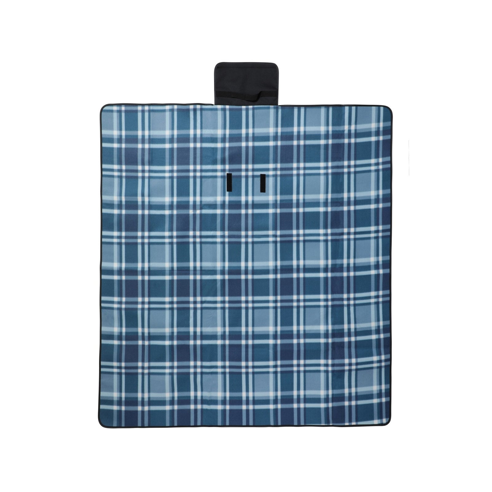 Fleece Checked Picnic Mat | One Size | Blue