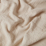 Kashi Cotton Throw With Tassels | 150cm x 200cm | Natural
