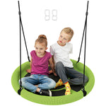 Nest Swing Seat For Kids, 100 Cm Diameter Saucer Tree Swing Set | Green
