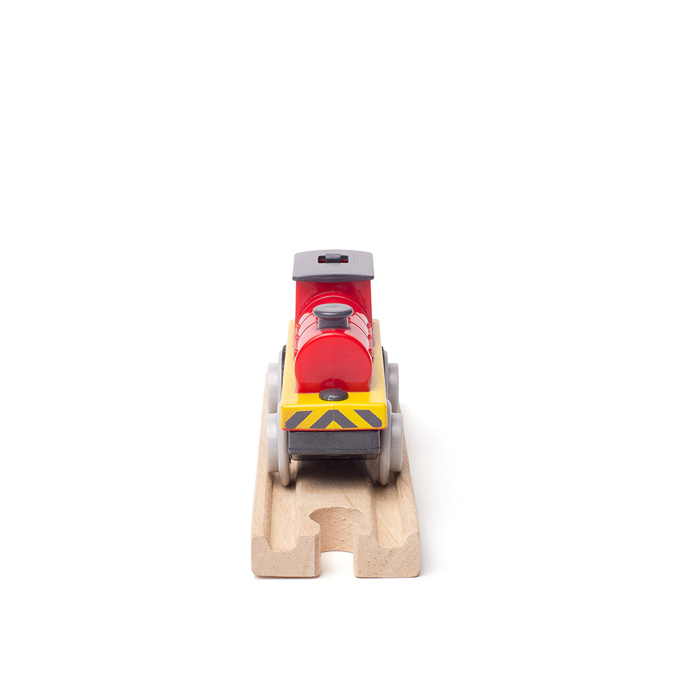 Battery Power Red Train Engine