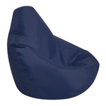 Kids High Back Bean Bag Chair | Navy Blue