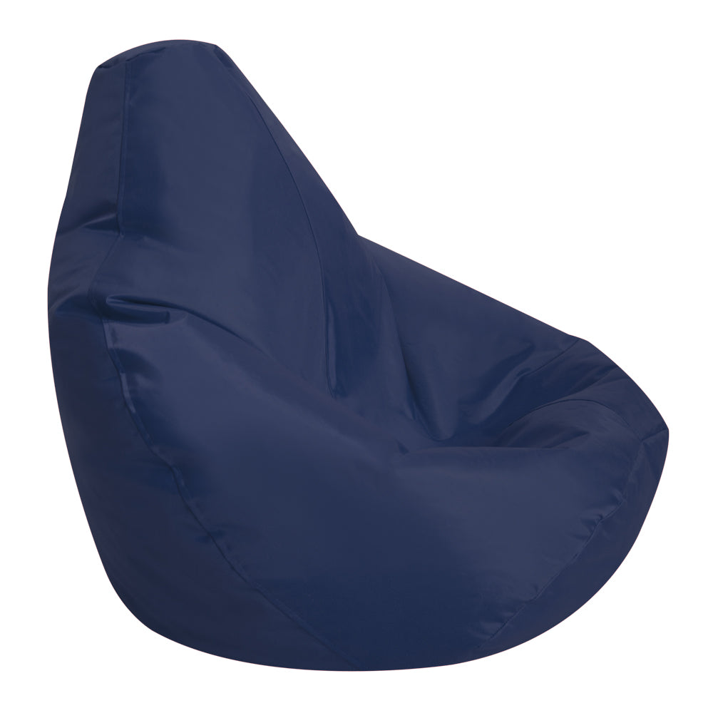 Kids High Back Bean Bag Chair | Navy Blue