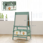 AIYAPLAY 3-in-1 Kids Easel, Double-sided Art Easel With Paper Roll