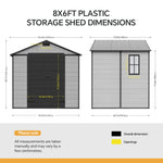 Breeins 7x6 Ft Large Garden Storage Shed