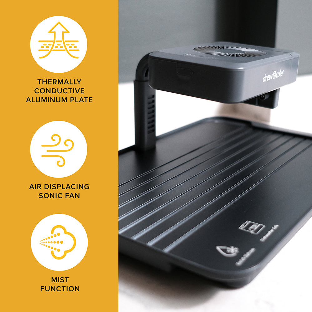 Premium Dual Defroster Board With Sonic Fan & Mister