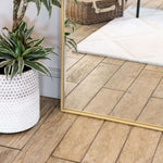 Akiko - Gold Metal Arched Mirror | 200cm x 120cm