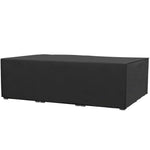 Black Oxford Rattan Furniture Cover