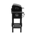 Outdoor Charcoal Grill With Side Tables