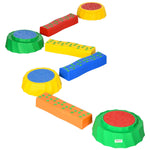 Eight-piece Kids Stepping Stones W/ Non-slip Surface & Bottom, For Kids