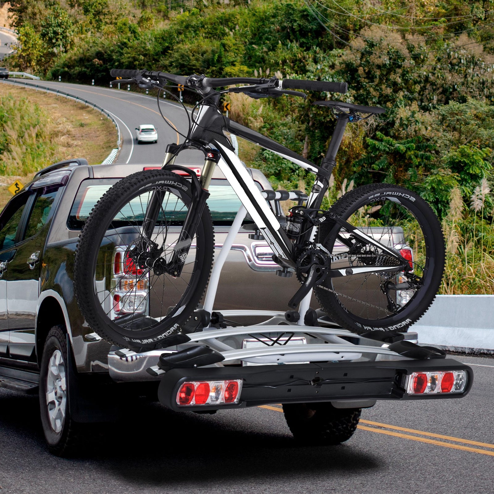 3 Bicycle Carrier Rear Rack With Aluminium Frame