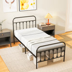 Single/double/king Metal Platform Bed Frame Underbed Storage | Single | Black