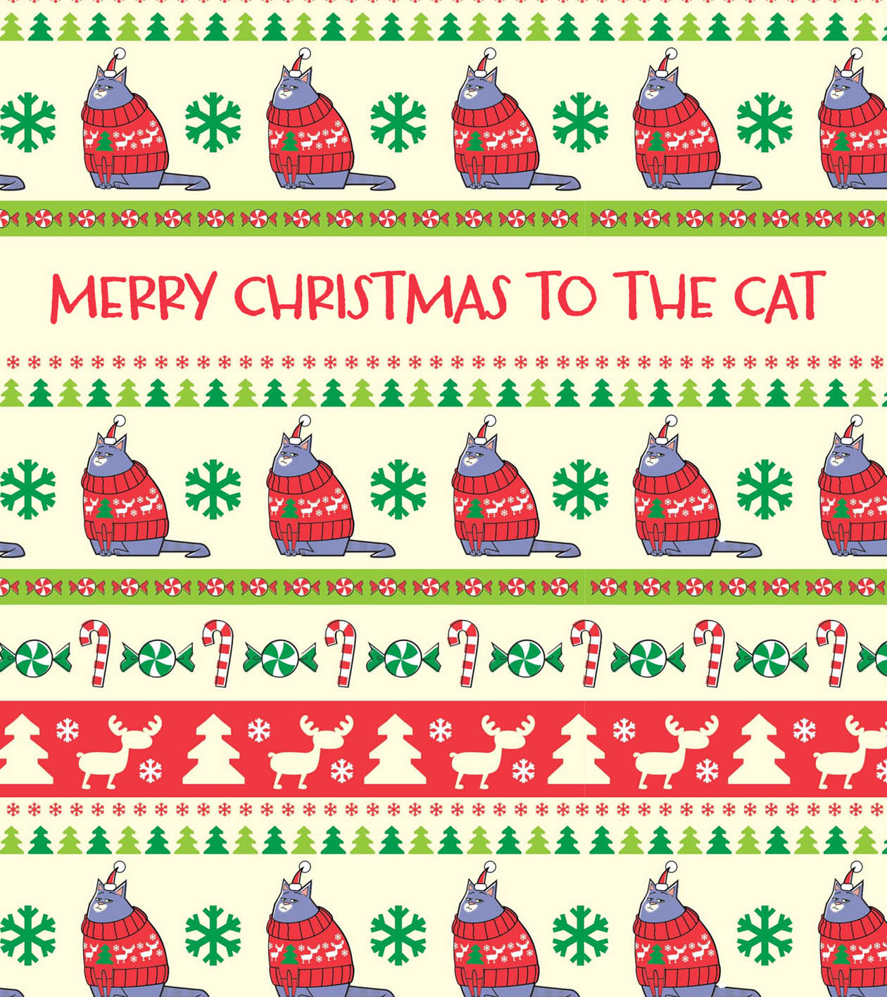 To The Cat' Christmas Card Official Product