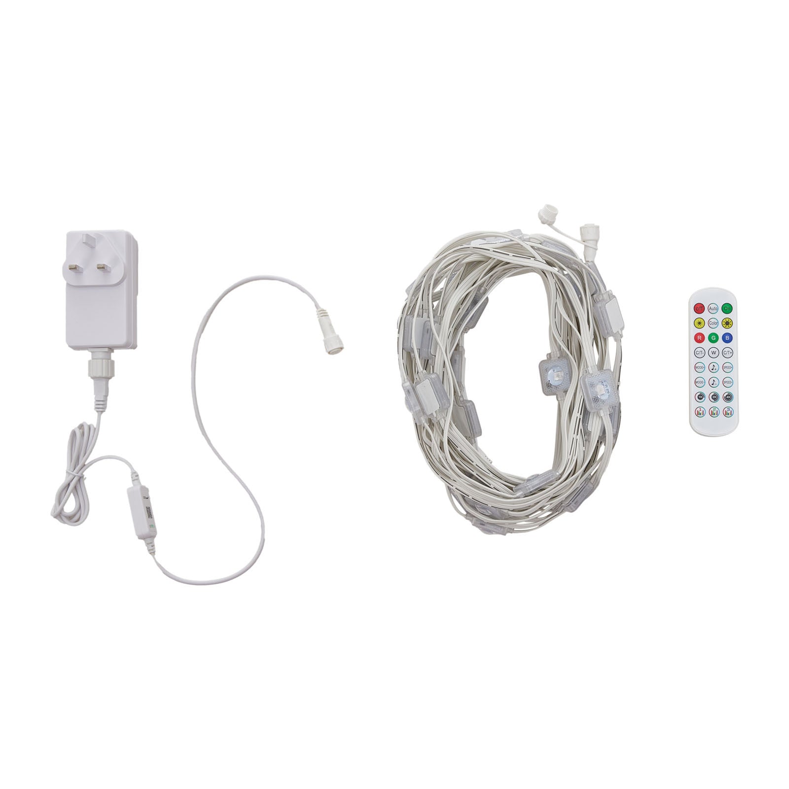 3m Waterproof Permanent Outdoor Eaves Lights With App/remote Control